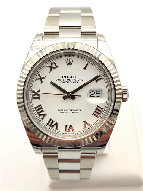 white dial rolex|rolex white roman dial name.